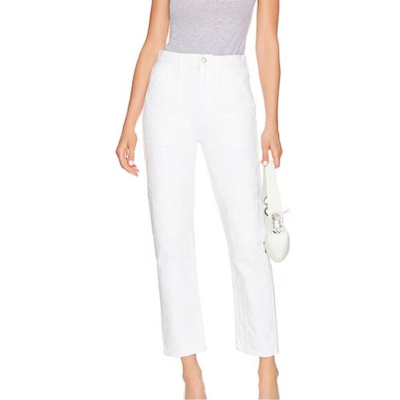 NEW AGOLDE cooper cargo pant in milkshake - Picture 1 of 9